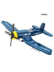 941Pcs Robot Series Blocks Bag Pack, DIY Assembly Toy, High-Restore ABS Models Including Robots, Flight Simulator & Rose Gun. Cultivate Spatial Thinking & Imagination, Desk Office Decor, Birthday Festival Gift For Model Lovers - Multicolor(Bag) - View 16