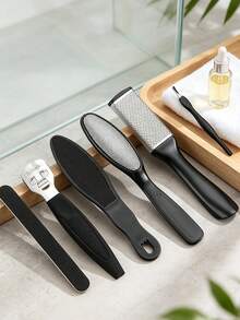 Set Alat Pedikur Penghilang Kapalan Kaki 8 Buah, Perlengkapan Perawatan Kaki dengan Kikir Kaki, Penghilang Kapalan, Parutan Kaki, Alat Pedikur, Set Penghilang Kapalan Rumahan Unisex, Kikir Kaki Stainless Steel, Alat Pembersih Perawatan Kaki, Perlengkapan Penting untuk Teknisi Kuku - MultiWarna - View 3