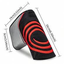 1PC Mesh Surface Spiral Embroidery Blade Putter Cover, Unisex Golf Training Accessory - Multicolor - View 8