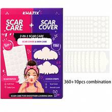 360+10pcs Combination Pack Scar Concealment Patches, Gentle & Non-Irritating, Comfortable Material, Hydrocolloid, Invisible - View 7