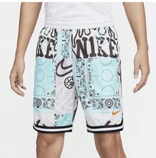 Nike DNA Dri-FIT New Men's Printed Casual Sports Basketball Knit Lightweight Comfortable Shorts HF6151-418 - Multicolor - View 1