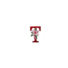 1/26pcs Computer Embroidered Floral Multi-Color English Letter A-Z Badge Patch, Clothing Accessory Decorative Patch With Back Adhesive Embroidery Fabric - Multicolor - View 17