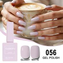 Set Kutek Gel Warna Populer 6pcs 15ml Botol Warna Sesuai Kit Pemula UV LED Tahan Lama Hasil Akhir Halus Hadiah Seni Kuku untuk Anak Perempuan - Purple - View 7