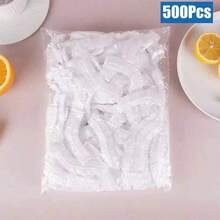 100/300/600pcs Elastic Food Covers Used For Storing Food  Vegetables And Fruits,Disposable,Multipurpose No Odor Kitchen Cling Film Dust Protection For Home, Restaurant Picnic - All Plate Sizes Picnic Essentials|Decorative Wraps|Reusable Plastic Wrap, - View 18