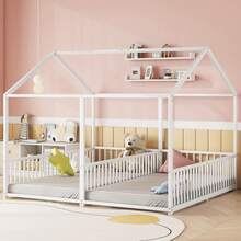 Bed Frame Kids Bed 90x200cm - House Design - 白色 - 查看 4