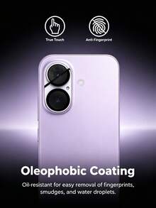 2片裝相機鏡頭玻璃保護膜 [多層保護] 相容 iPhone 17 Pro Max/17 Pro/17 Air/17、16 Pro Max/16 Pro/16 Plus/16、15 Pro Max/15 Pro/15 Plus/15、14 Pro Max/14 Pro/14 Plus/14、13 Pro Max/13 Pro/13/13 Mini、12 Pro Max/12 Pro/12/12 Mini、11 Pro Max/11 Pro/11 系列，相機鏡頭保護蓋，鋼化玻璃，夜間拍攝防眩光，3D 立體，相機保護 - 無色 - 查看 5
