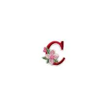 1/26pcs Computer Embroidered Floral Multi-Color English Letter A-Z Badge Patch, Clothing Accessory Decorative Patch With Back Adhesive Embroidery Fabric - Multicolor - View 75