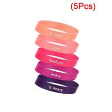 5pcs/Set Pita Peregang Jari Kaki Elastis Aneka Warna/Gradien Merah Muda/Gradien Ungu/Gradien Biru, Pita Peregang Jari Kaki untuk Pemisah Jempol, Pita Peregang Jari Kaki Unisex untuk Yoga, Pita Latihan Jari - Beraneka warna - View 10