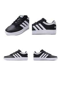Adidas Men's HOOPS CLASSIC 2026 Summer New Retro Low-Top Casual Sports Skate Shoes KI1056 - Black/White - View 11
