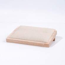 1 set Display Perhiasan Premium untuk Meja Kasir, Rak Kalung Kayu Solid Alami dari Linen, Papan Anting, Tempat Cincin, Stand Display Gelang untuk Toko Ritel - MultiWarna - View 14