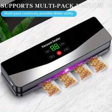 ENSSU Portable Wireless Automatic Food Sealer, USB Rechargeable, Suitable For Kitchen, Outdoor, Camping, Emergency, Manual/Pause Function, Compact Vacuum Sealer, Suitable For Snack Bags, Long-Term Preservation, Survival Gear - Multicolor - View 5