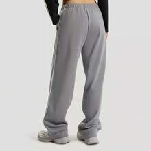 Adidas New DCE KN PNT Classic Retro Casual Sports Knit Pants - Grey - View 6