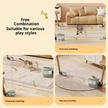 Wireless Remote Control Interactive Cat Chaser Toy, Relieves Indoor Cat Boredom, Unsupervised Self-Entertainment Cat Toy, Smart Pet Boredom Relief Product With Simulated Bird Sounds, Remote Control Electric Cat Chaser, Remote Control Smart Cat Chaser Toy - View 10