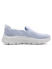 Skechers Women's GO WALK FLEX Slip-On Breathable Soft Sole Lightweight Casual Walking Shoes 124847-LTBL - Light Blue - View 7