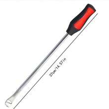 1pc Extended Tire Lever Flat Head Tire Pry Bar With Anti-Slip Handle Multi-Functional Crowbar Chromium Vanadium Steel Tire Mounting And Removal Tool For Mountian Bike Road Bike Automotive And Motorcycle - One Size Fits All - View 2