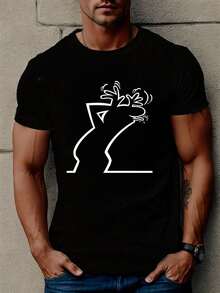 Men T-Shirts - Black - View 6