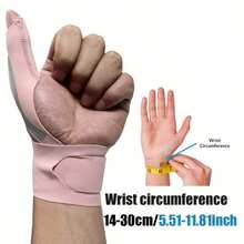 2pcs Thumb Wrist Support Compression Sleeves, Elastic Wrist Guards, Suitable For Gaming, Office, Unisex - Fits Most Hands - Multicolor - View 6