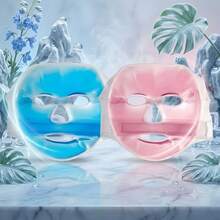 Máscara Térmica Facial em Gel Quente/Fria Alívio e Relaxamento Reutilizável - Primicias Qiu - COR ALEATORIA - Visão 3