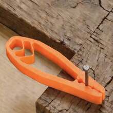 Anti-Slip Nail Holder | Protects Fingers, Portable Nail Fixing Tool, Suitable For Basic Repair, Woodworking, Home Construction, Plastic Material - A - View 8