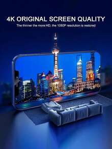 Gorilla Hero 3 件高清钢化玻璃屏幕保护膜，兼容 iPhone7/8/X/XR/11/12/13/14/15/16/16e/17/17 Air/17 Pro/17 Pro Max，全系列 - 超清晰，9H 硬度，防刮，防碎，防尘，易于安装 - 無色 - 查看 4
