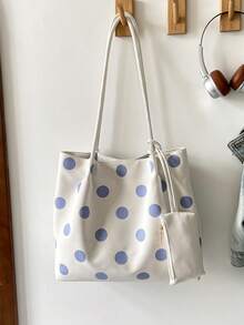 New Women's Handbag, Unique Design, Equipped With Dual Handles, Large Capacity, Perfect For Daily Casual Use. Whether For Vacation, Commuting Or Shopping, It's An Ideal Choice. - White - View 7