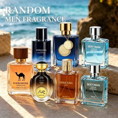 VERSCEISG Summer Men's Perfume - Different Scents (Random Delivery): Floral, Sweet, Woody And Vanilla. Long Lasting Fragrance, Rich Aroma, Can Mask Unpleasant Odors And Sweat, Making It An Ideal Birthday Gift
