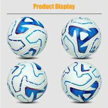 1pc Event-Level No. 5 Football, With Seamless Hot Bonding Technology, High-Quality Wear-Resistant PU, 1.5m High Rebound, Stable Flight Trajectory, Specially Designed For Adult Competition Training, And Suitable For Various Field Requirements. - Blue - View 5