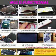 Perekat Layar, Lem Perbaikan Ponsel untuk Memperbaiki Tepi, Penutup Belakang, Layar LCD, Retak, Penggantian Layar, Perekat Universal Kuat untuk Barang Kerajinan Tangan, Perekat Ampuh untuk Proyek DIY Termasuk Perbaikan Bingkai Tablet/Perhiasan/Kulit - CJ-360 - View 10
