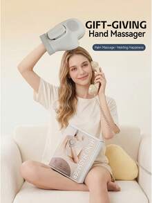 FIYIBAN 1pc Smart Hand Massager With Heat Therapy And Air Pressure, Relieves Fatigue, USB Rechargeable, Portable, Great Gift For Office Workers, Elderly And Homemakers - Multicolor - View 7
