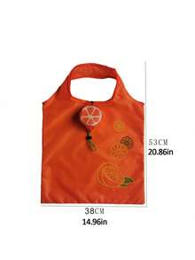 Bolsa de compras reutilizable, bolsa de hombro con diseño creativo de frutas, bolsa de mano plegable con forma de fresa, adecuada para compras, viajes y oficina, almacenamiento y organización de cocina, accesorios de cocina y monedero lindo con forma de fresa - Multicolor - Ver 9