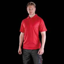 Spiro Unisex Adults Impact Performance Aircool Polo Shirt - Red - View 2