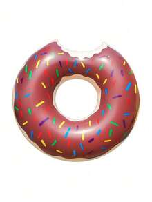 Inflatable Swim Ring, PVC Inflatable Swim Ring, Unisex Underarm Float, Includes Green, Pink, Donut Shape, Watermelon Shape, Suitable For Summer Water Sports, Pool Party, Beach Party, Swimming Pool, Beach, Swim Ring - Multicolor - View 11