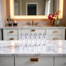 WLngtv 6 Pcs Clear Lip Gloss Tubes, 3ml, Empty Lip Gloss Tubes Containers Clear Refillable Lip Balm Bottles Transparent Mini Lipstick Containers For - White - View 8