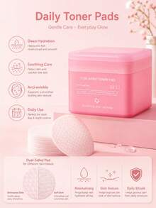 Kapas Kolagen, Menenangkan, Memperbaiki, Melembapkan, dan Menghidrasi, Kompres Basah Pra-Makeup Gaya Korea - kapas kompres basah - View 4