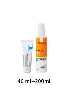 [組合包] Cicaplast Baume B5+ 修復護膚霜 40ml + La Roche-Posay Anthelios 30+ 防曬噴霧香氛 200ml - Cicaplast+Anthelios - 查看 2