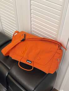 Men's Fashion Casual Large Capacity One Shoulder Crossbody Messenger Bag - Multicolor - View 5