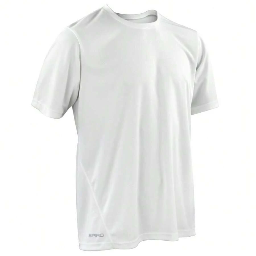 Spiro Unisex Adult Performance Quick Dry T-Shirt - White - View 1