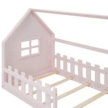 Bed Frame Kids House - 90x200cm - 粉色 - 查看 10