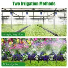 Upgraded Drip Irrigation System Kit 75FT, Adjustable Misting Nozzles Leak-Proof Design Garden Greenhouse Outdoor Plants - A - View 2