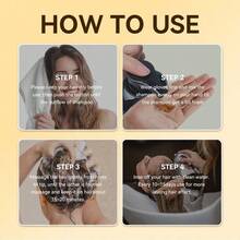 Sampo Pewarna Rambut Jahe 3-in-1 - Ekstrak Botanikal, Warna Cerah dan Tahan Lama, Hidrasi Sepanjang Hari, Lembut untuk Kulit Sensitif, Melembutkan Rambut, Melembapkan, Mengurangi Rambut Kusut, Warna Instan, Menambah Kilau, Volume dan Kehalusan pada Rambut, Cocok untuk Pria & Wanita - MultiWarna - View 5