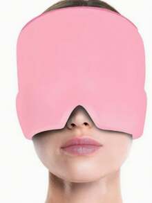 Gel Cooling Head Wrap For Headache Relief, Physical Cooling, Sleep Soothing, Hot & Cold Compress Migraine Relief Cap - Multicolor - View 13