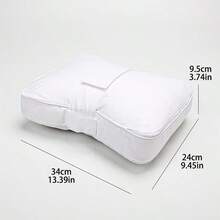 1pc Memory Foam Knee Pillow, Soft Leg Pillow For Side Sleepers, Ergonomic Contour Design, Comfortable Polyester Fabric Sleep Pillow, Leg Support Cushion, Bedroom Home Rest Sleep Support, Daily Use Gift - Multicolor - View 7