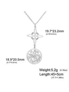 LIKGREAT 1pc Double Amulet Protection Necklace Knot Pentagram Four-Character Stainless Steel Protective Jewelry Wholesale - Fashion Series - View 19