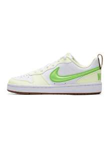 Nike COURT BOROUGH LOW RECR BG GCEL Youth Sports Shoes, Retro Low-Top Casual Skate Shoes, Green, IV2860-131 - Green/White - View 1