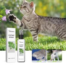 Semprotan Catnip, Meredakan Kecemasan Kucing, Meningkatkan Vitalitas dan Kesehatan Hewan Peliharaan - 100ml - View 1