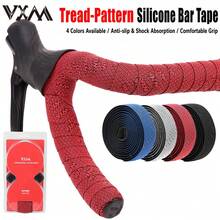 VXM Anti-Slip Shock-Absorbing Silicone Handlebar Tape, Comfortable Grip, Road Bike Handlebar Tape, Multiple Colors - Multicolor - View 7