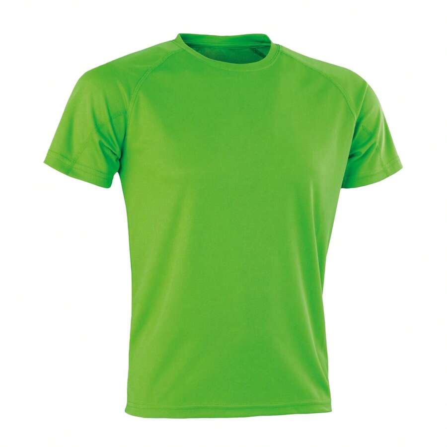 Spiro Mens Aircool T-Shirt - Lime Punch - View 1
