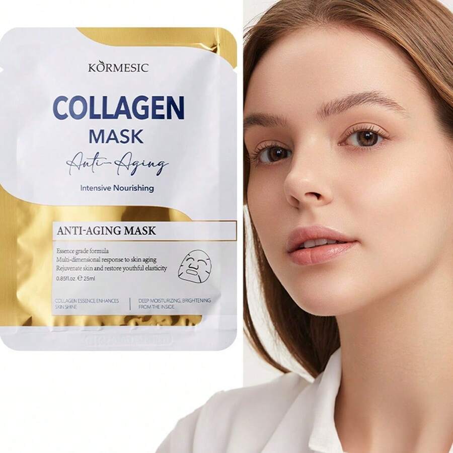 KORMESIC 30pcs Masker Wajah Multifungsi dengan Asam Hyaluronic, Melembapkan, Mengontrol Minyak, Menghidrasi, Memutihkan, Mengecilkan Pori-Pori, Mengencangkan, dan Anti-Kerut - Hyaluronic Acid - View 1