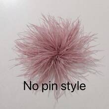 1pc Handmade Firework Feather Flower Brooch, Colorful Accessory For Women's Hats, Clothing, Wedding, Party - Feather Flower - View 13