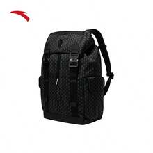 Anta Kyrie Irving Series | Kyrie Denim Vintage Floral Backpack Large Capacity Men's School Bag - Basic Black-1 - View 2